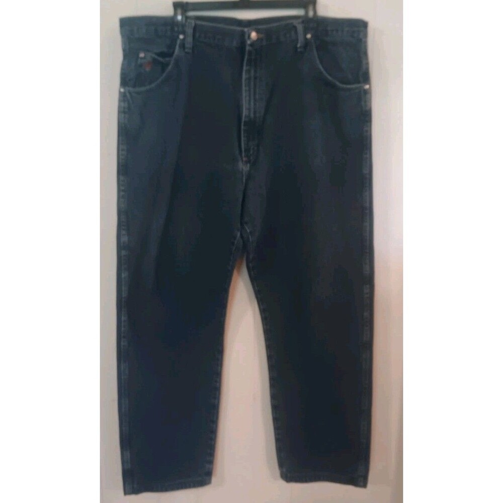 Wrangler 20X  Denim Jeans Size 32x38 High Rise Straight Leg Dark Wash Cotton